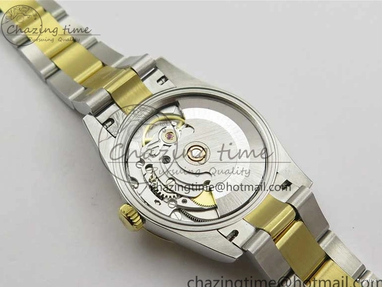 MiroTime 0127 SoftTouch Datejust 31mm 278273 SS YG BP Maker Best Edition Gray Diamonds Dial on SS YG Oyster Bracelet 2715